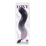 Icon Brands ANAL TOYS Purple Foxy Fox Tail Silicone Butt Plug -  Gradient - 46 cm Tail 847841014014