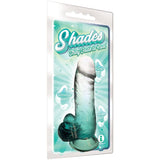 Icon Brands DONGS Green Shades 6'' Jelly Dong - Emerald 15.2 cm Dildo 847841013017