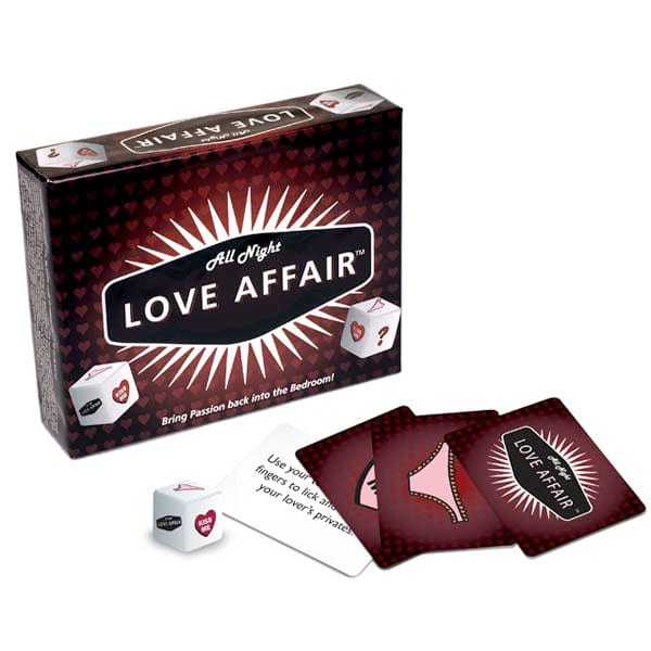 Little Genie GAMES All Night Love Affair - Adult Card Game 685634001045