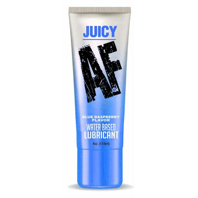 Little Genie LOTIONS & LUBES Juicy AF - Blue Raspberry Flavoured Water Based Lubricant - 120 ml 685634102919.