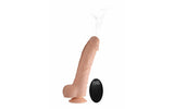 Loadz Adult Toys Flesh 8 inch Dual Density Squirting Dildo Light Skin Tone with Remote 848518035325