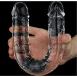 Lovetoy Adult Toys Clear Clear Double Dildo 12in 6970260905961