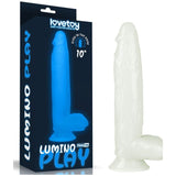 Lovetoy Adult Toys Clear Lumino Play Dildo 10'' 6970260907040