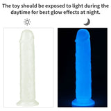 Lovetoy Adult Toys Clear Lumino Play Dildo 8" 6970260906715