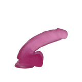 Lovetoy Adult Toys Pink / Medium Jelly Studs 7in Crystal Dildo Medium Pink 6970260906289