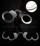 Lovetoy Adult Toys Silver Fetish Pleasure Metal Hand Cuffs Silver 6970260900621