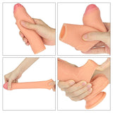 Lovetoy SLEEVES Flesh Nature Extender 1'' Silicone Uncut Sleeve -  2.5 cm Penis Extender Sleeve 6970260906555