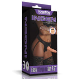 Lovetoy STRAP-ONS Flesh Ingen Easy Strap-On Set -  19 cm (7.5'') Strap-On 6970260908153