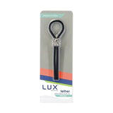 LUX Active Adult Toys Black Tether Adjustable Cock Tie 677613470119
