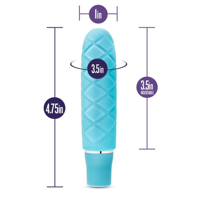Luxe Cozi Mini Vibrator Blue