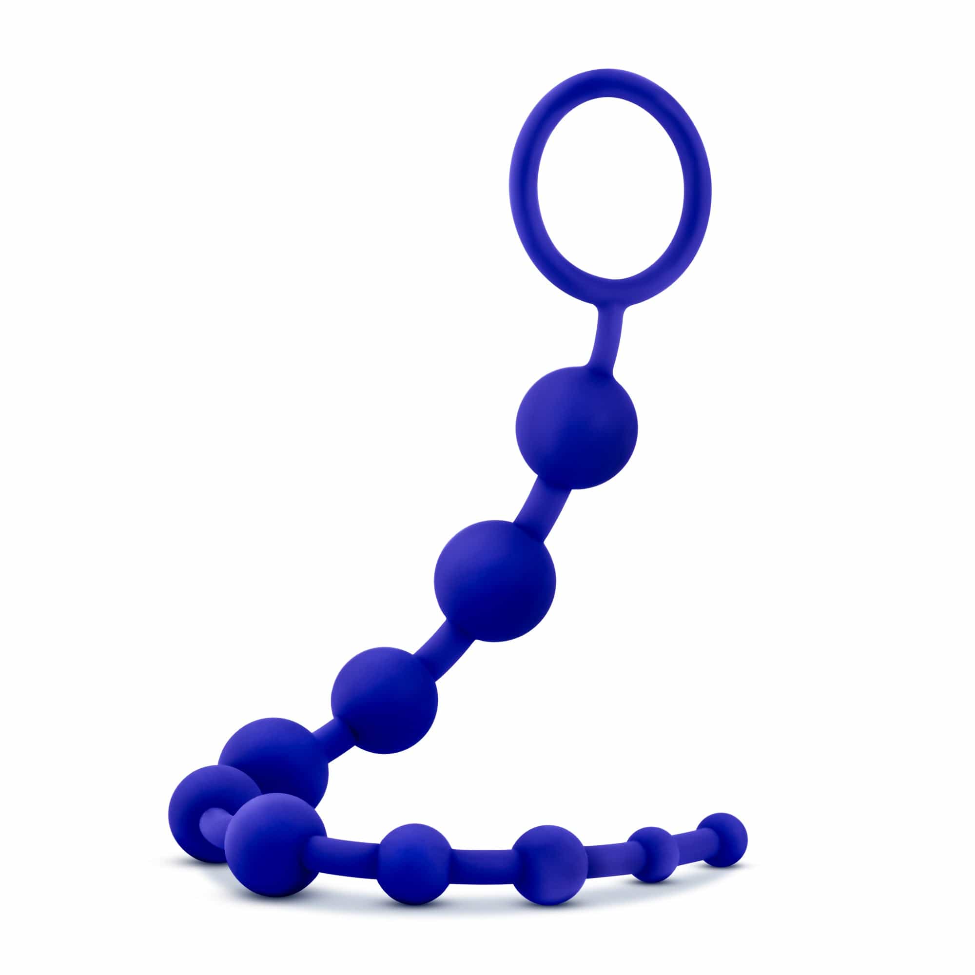 Luxe Silicone 10 Beads Indigo Anal Toy 12.5 Inch Length > Anal Range > Anal Beads