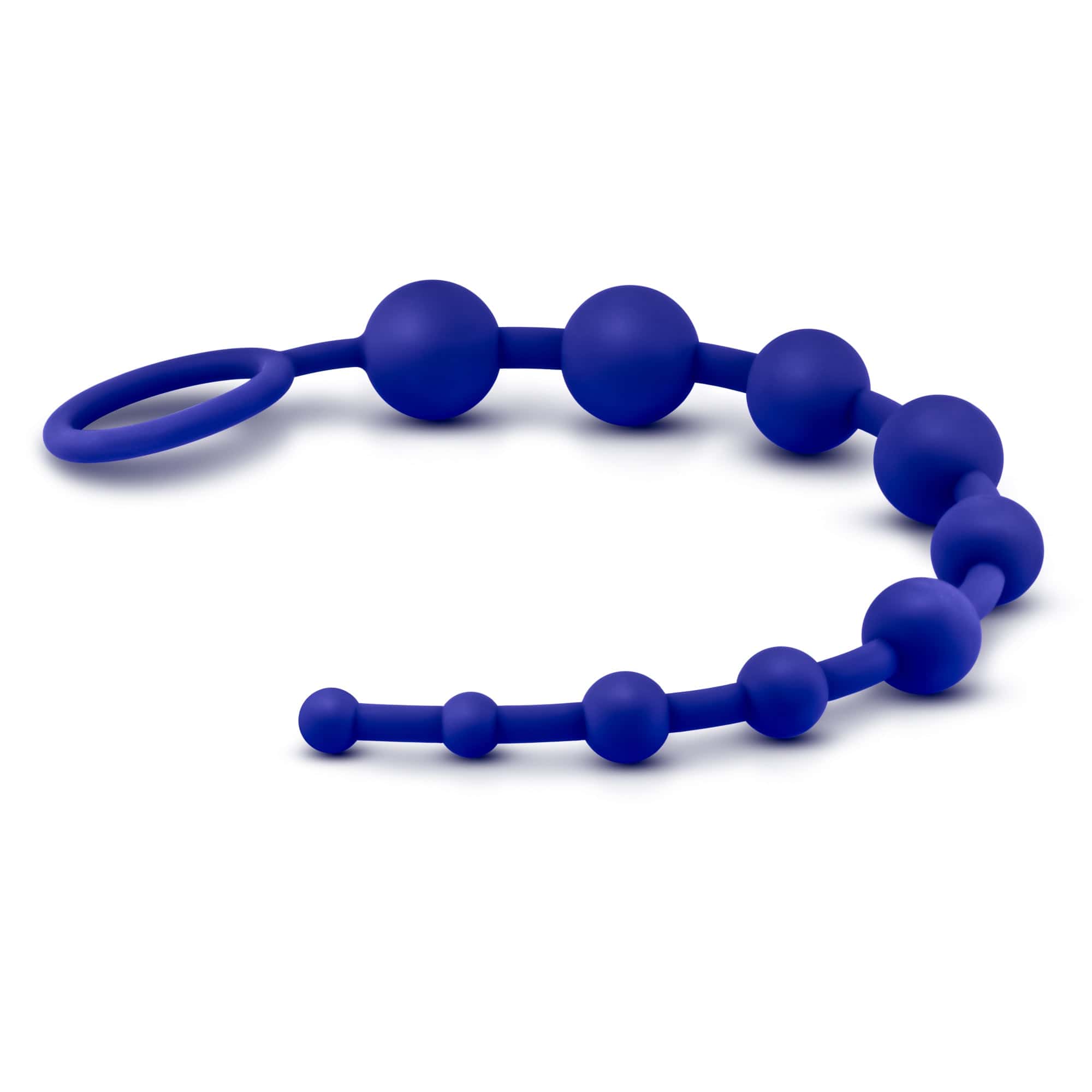 Luxe Silicone 10 Beads Indigo Anal Toy 12.5 Inch Length > Anal Range > Anal Beads