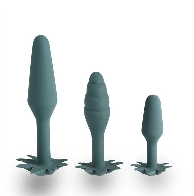Maia Toys ANAL TOYS Green Maia Doobies - Hemp  Butt Plugs - Set of 3 Sizes 5060311473028