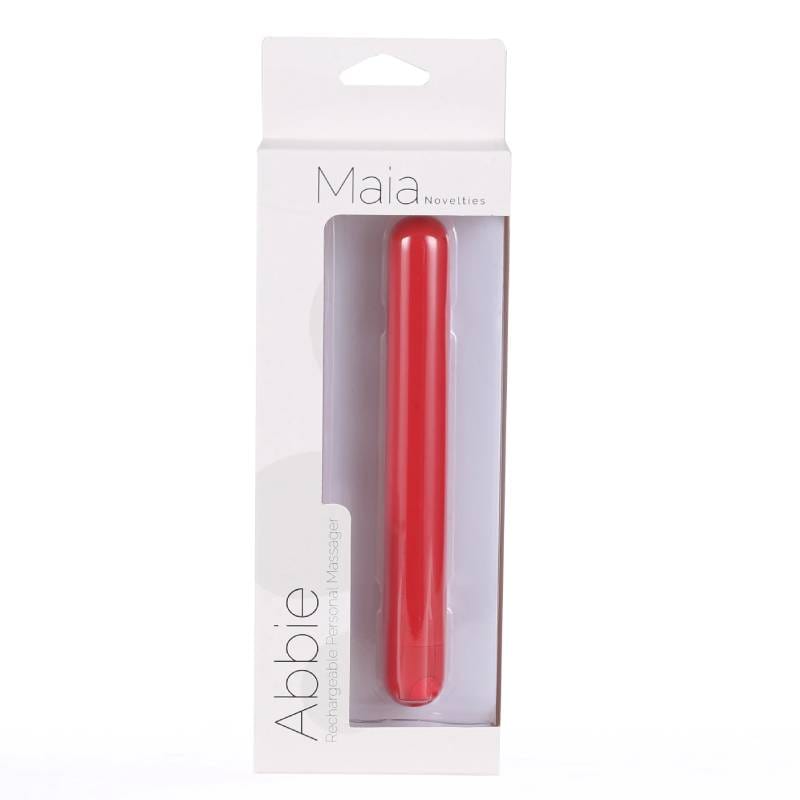 Maia Toys BULLETS & EGGS Red Maia Abbie -  16.2 cm USB Rechargeable Bullet 5060311473257