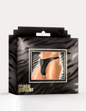 Male Power Lingerie Black / Large/Extra Large Male Power Zipper Thong Blk 845830043885