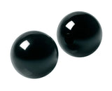 Master Series Adult Toys Black Jaded Glass Ben Wa Balls 30mm 848518006004