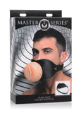 Master Series Adult Toys Black Pussy Face Oral Sex Mouth Gag 848518025999