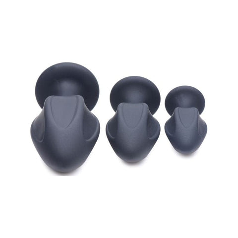Triple Juicers Silicone Anal Plug Set in Black > Anal Range > Butt Plug Kits