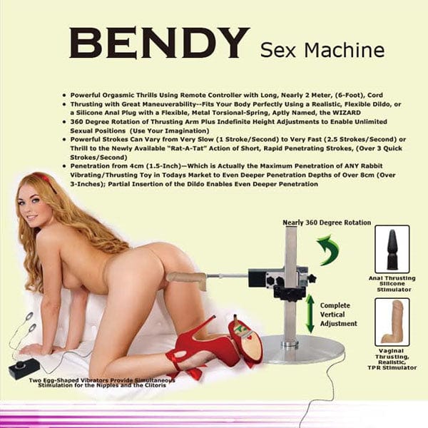 MyWorld MACHINES-PREMIUM Bendy Sex Machine - Mains Powered Sex Machine