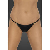 Noir Lingerie Black / Medium Power Wetlook Panty w Gold Clasp 5903050109653