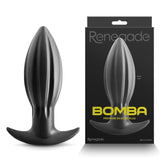 NS Novelties ANAL TOYS Black Renegade Bomba -  - Large -  18.7 cm Large Butt Plug 657447104671