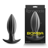 NS Novelties ANAL TOYS Black Renegade Bomba -  - Small -  12.5 cm Small Butt Plug 657447104657