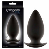 NS Novelties ANAL TOYS Black Renegade - Spades -  11.2 cm (4.4'') XL Butt Plug 657447093838