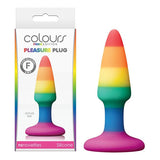 NS Novelties ANAL TOYS Colours Pride Edition Pleasure Plug Rainbow Mini Butt Plug 657447100772
