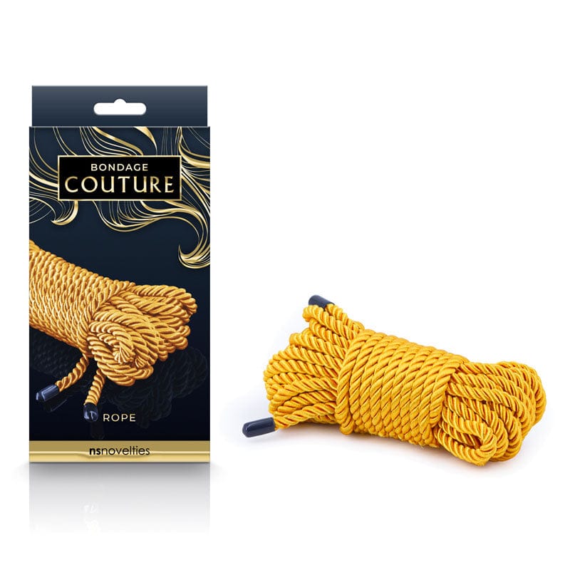 NS Novelties BONDAGE-TOYS Gold  Bondage Couture Rope - Gold - Gold Bondage Rope - 7.6 metres 657447104183