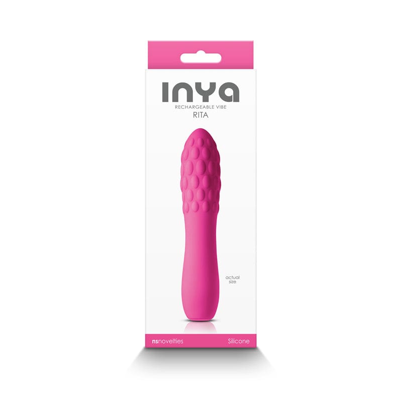 NS Novelties VIBRATORS Pink INYA Rita -  -  13.8 cm USB Rechargeable Vibrator 657447105357