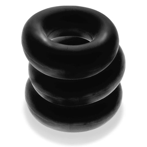 Fat Willy Three Piece Jumbo Cockrings Black Cockrings