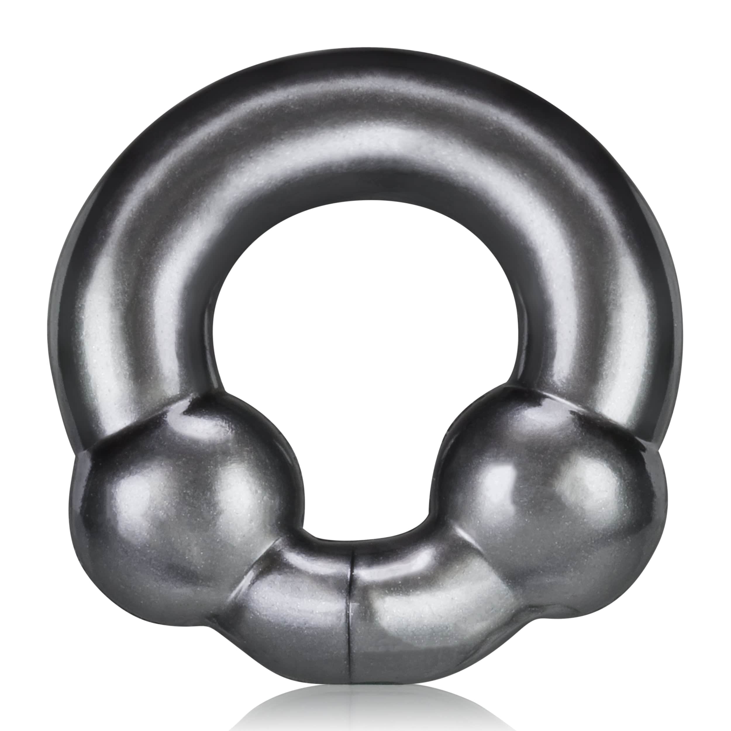 Ultraballs 2 Pack Cockring Black and Clear Cockrings
