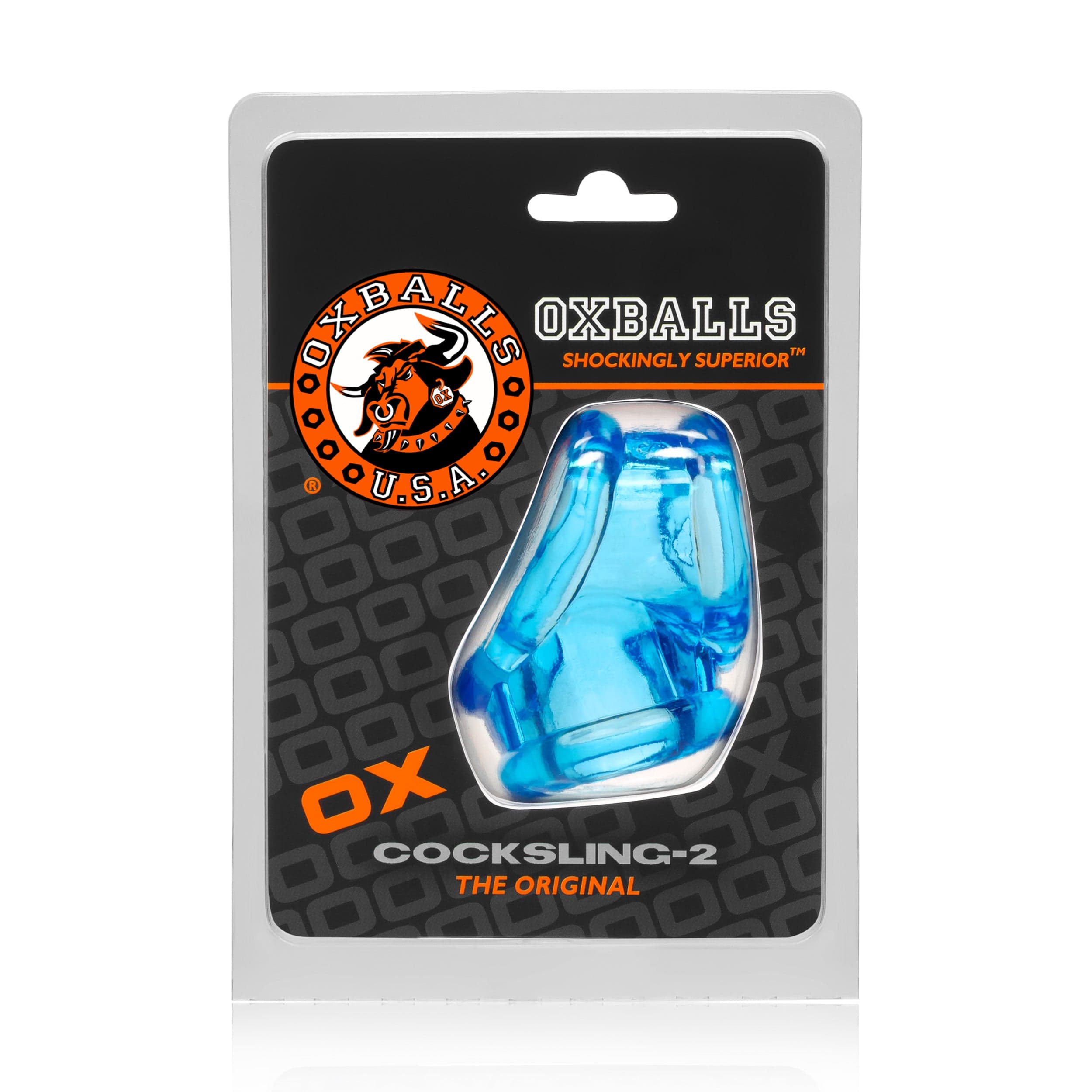 OxBalls Adult Toys Blue Cocksling 2 Cocksling Ice Blue 840215100153
