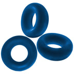 Fat Willy 3 Piece Jumbo Cockrings in Space Blue > Cock Ring > Sets