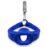 OxBalls Adult Toys Blue Tug Pull Down Ballstretcher Blue 840215122353