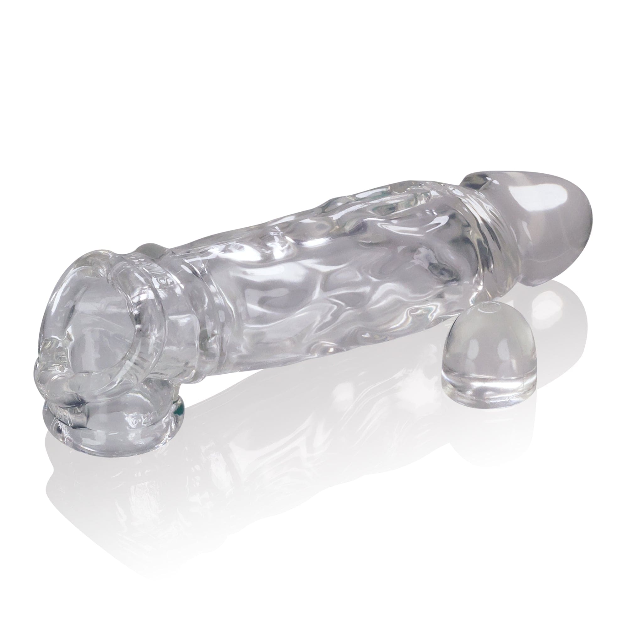 Butch Cocksheath Clear 8.5 Inch Length Enhanced Girth Sleeve > Sex Toys For Men > Penis Sleeves
