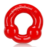 OxBalls Adult Toys Red Ultraballs 2 Pack Cockring Steel And Red 840215118981