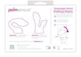 PalmPower Adult Toys Pink PalmSensual Massager Heads (For use with PalmPower) 677613305305