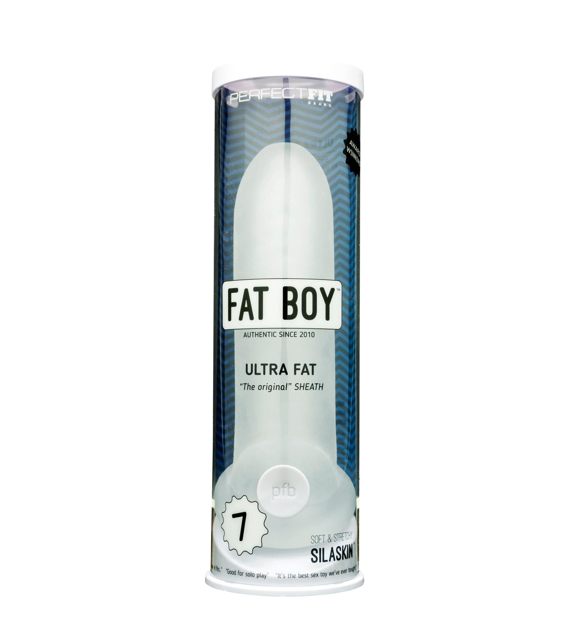 Fat Boy Original Ultra Fat Sheath 7in - Add 1 Inch of Girth Cockrings