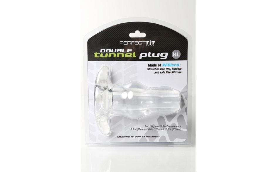 PerfectFit Adult Toys Clear Tunnel Plug Double XL 852184004530