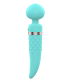 Pillow Talk Adult Toys Teal Pillow Talk Sultry Dual Ended Warming Massager Teal 677613268198