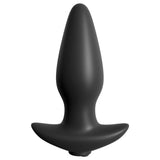 Pipedream ANAL TOYS Black Anal Fantasy Collection Remote Control Silicone Plug -  10 cm (4'') Vibrating Butt Plug 603912332124