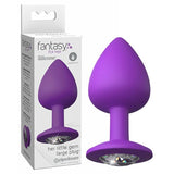 Pipedream ANAL TOYS Fantasy For Her Little Gem Large Plug - Purple 9.6 cm Butt Plug with Jewel Base 603912758795