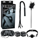 Pipedream KITS Black Fetish Fantasy Series Limited Edition First Time Fantasy Kit - 5 Piece Set 603912320411