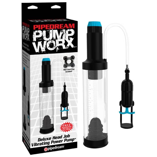 Pump Worx Deluxe Head Job Vibrating Power Pump Adult Stuff Warehouse