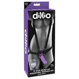 Pipedream STRAP-ONS Purple Dillio 6'' Strap-On Suspender Harness Set -  15.2 cm Strap-On with Suspender Harness 603912744552