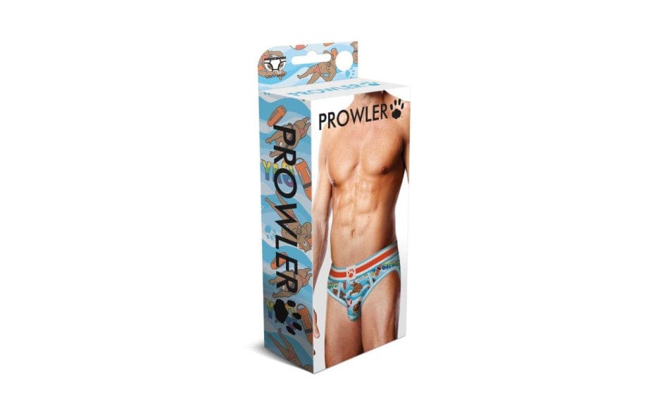 Prowler Lingerie Prowler Gaywatch Bears Open Back Brief Blue