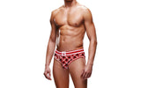 Prowler Lingerie Prowler Red Paw Open Back Brief White/Red