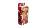 Prowler Lingerie Prowler Red Paw Open Back Jock White/Red