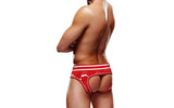 Prowler Lingerie Red / Extra Large Prowler Reindeer Open Back Brief Red/White 4890808266656